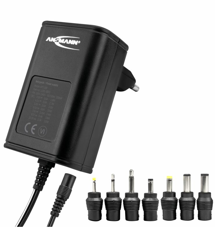 Ansmann APS300 Universal Strømforsyning - 3.6W, 3-12V DC