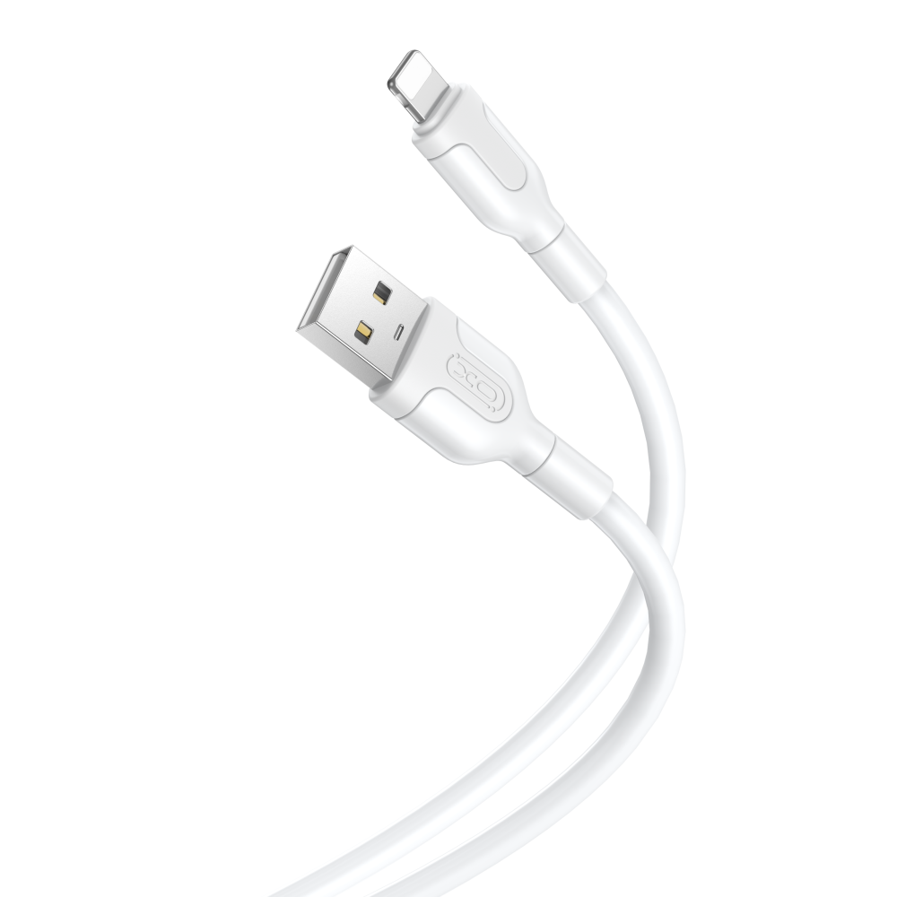XO USB-A til Lightning kabel - 1M - Hvid