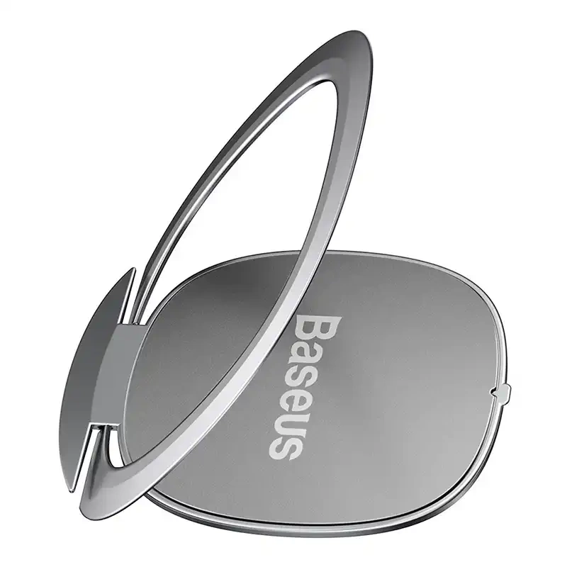 Baseus Invisible Ring Holder for Smartphones – Silver