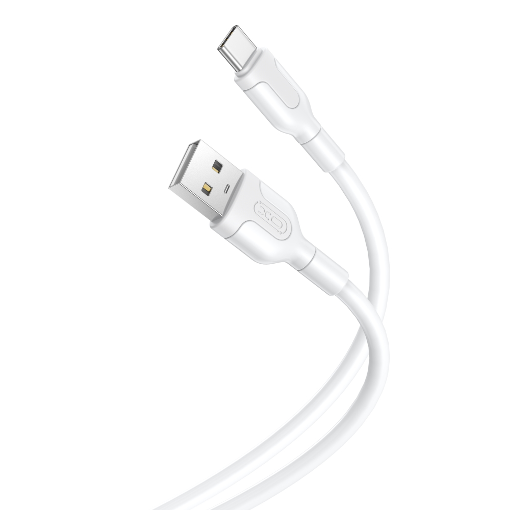 XO USB-A til USB-C kabel - 1M - Hvid