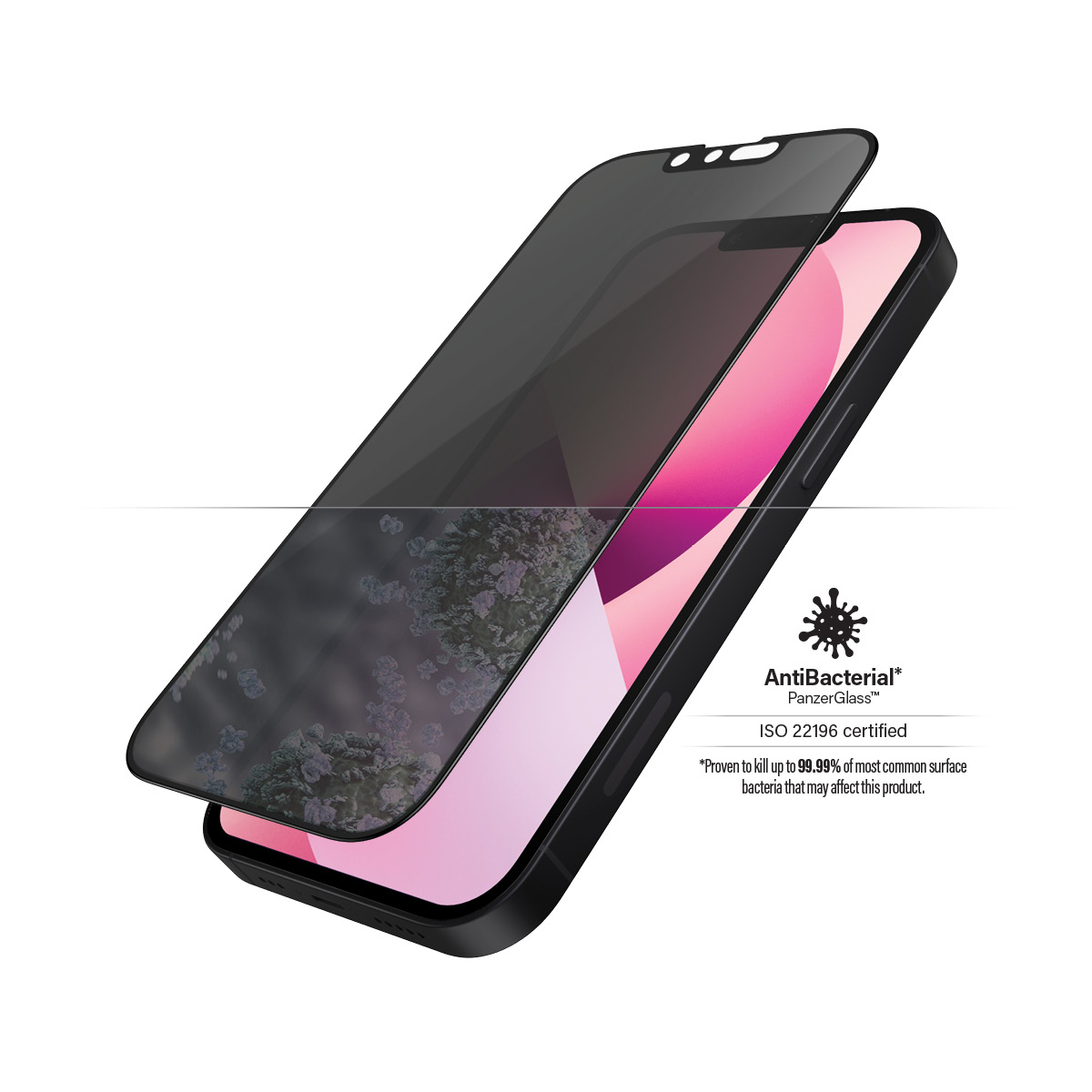 iPhone 13 Mini - Edge-To-Edge Black (AB) - PanzerGlass (Privacy)