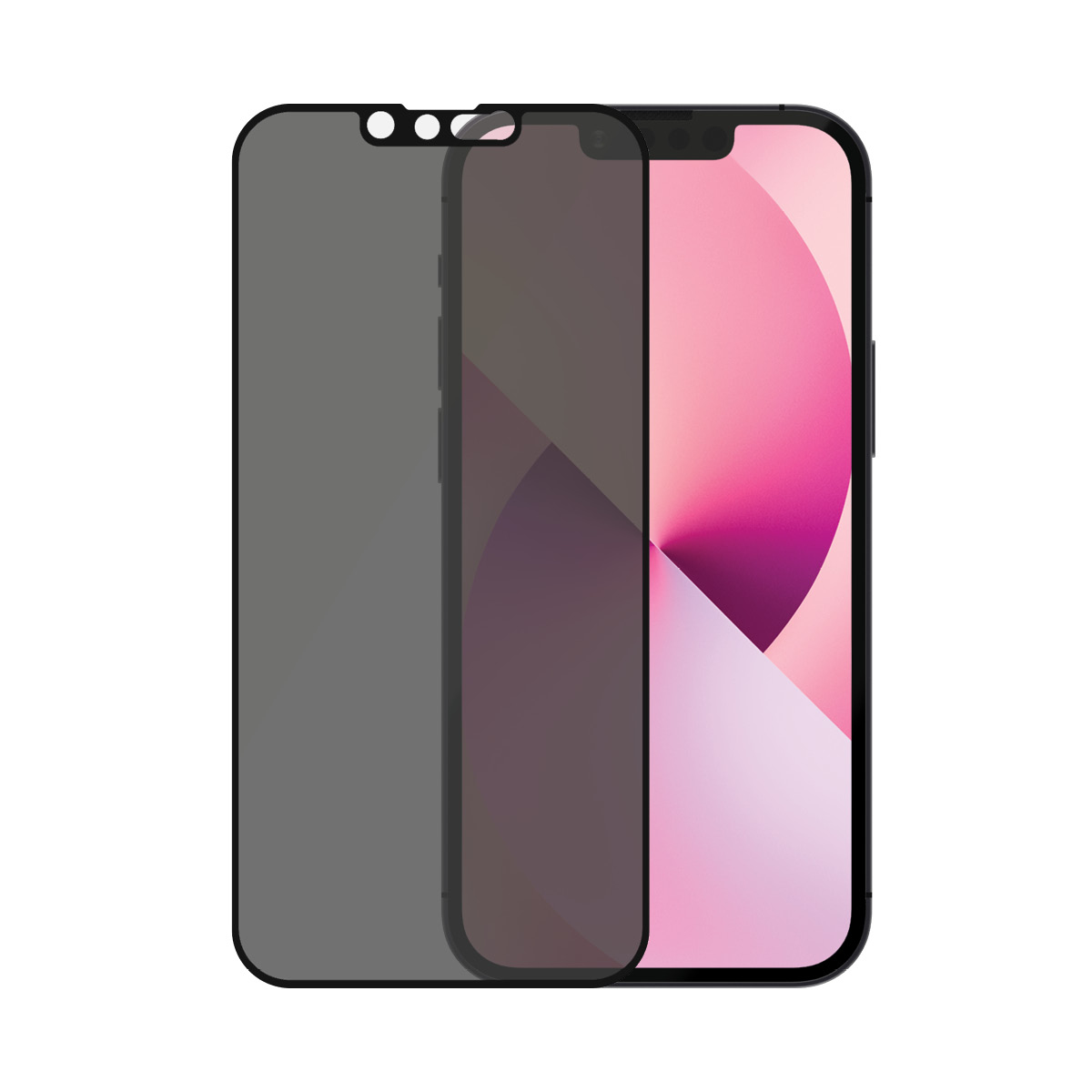 iPhone 13 Mini - Edge-To-Edge Black (AB) - PanzerGlass (Privacy) - Billede 7