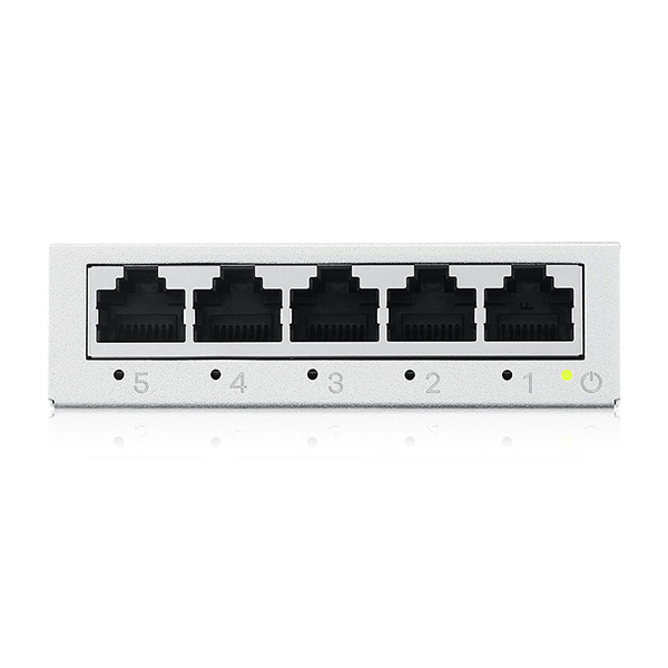ZYXEL GS-105B V5 5-Port MINI Desktop Gigabit Ethernet Switch - Billede 3