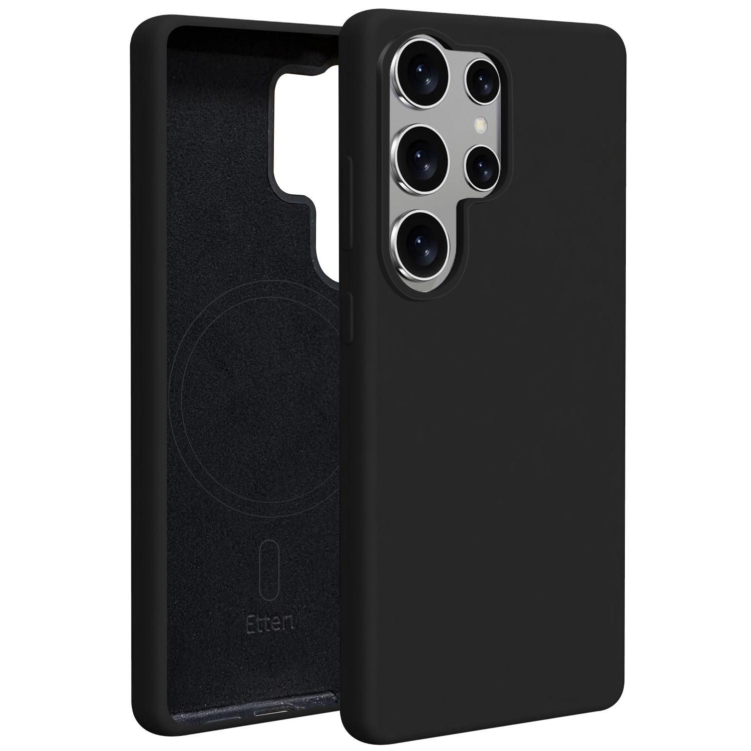 Samsung Galaxy S25 Ultra - Etteri Silicone Mag Cover - Black