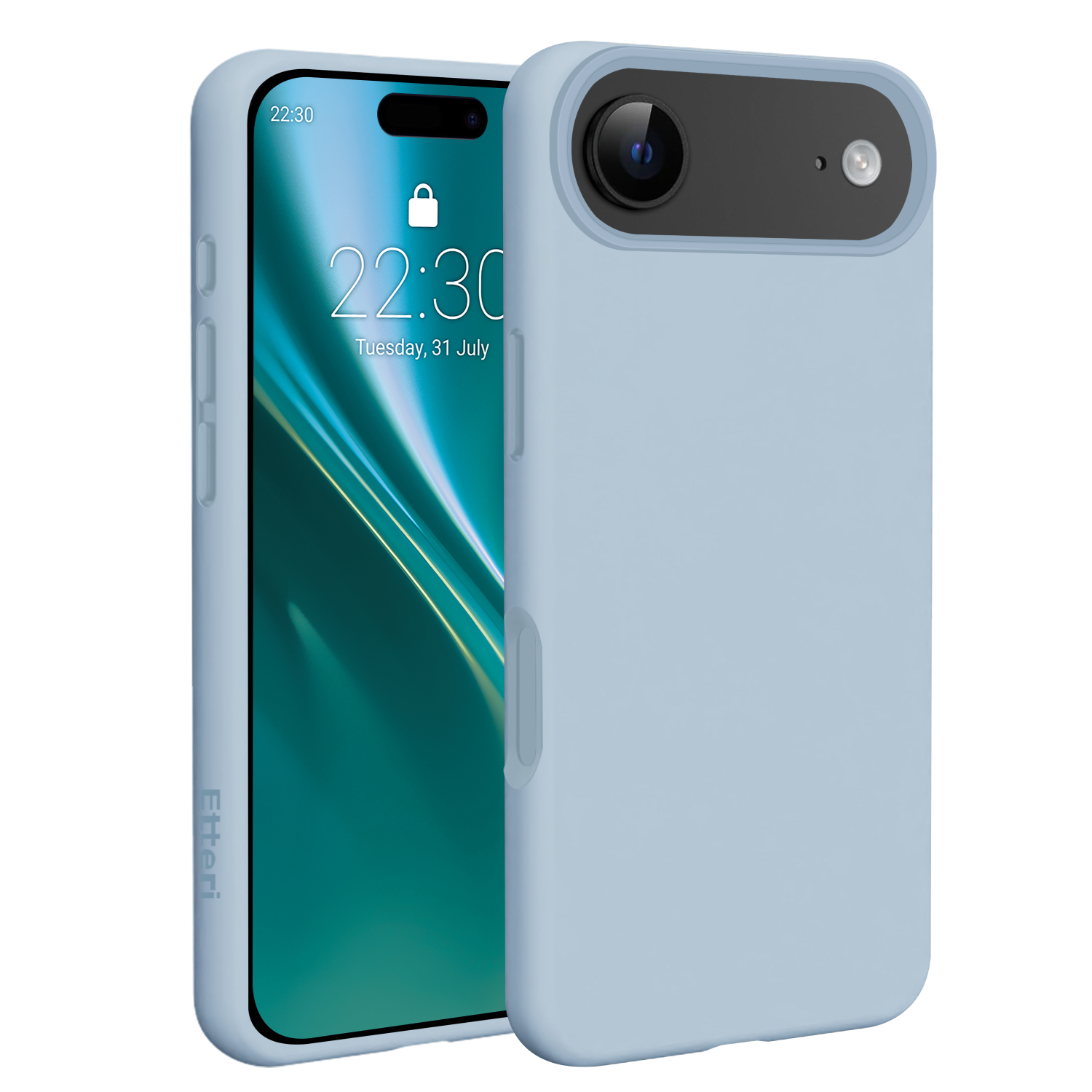 iPhone 17 Air - Etteri Silicone Mag Cover - Light Blue