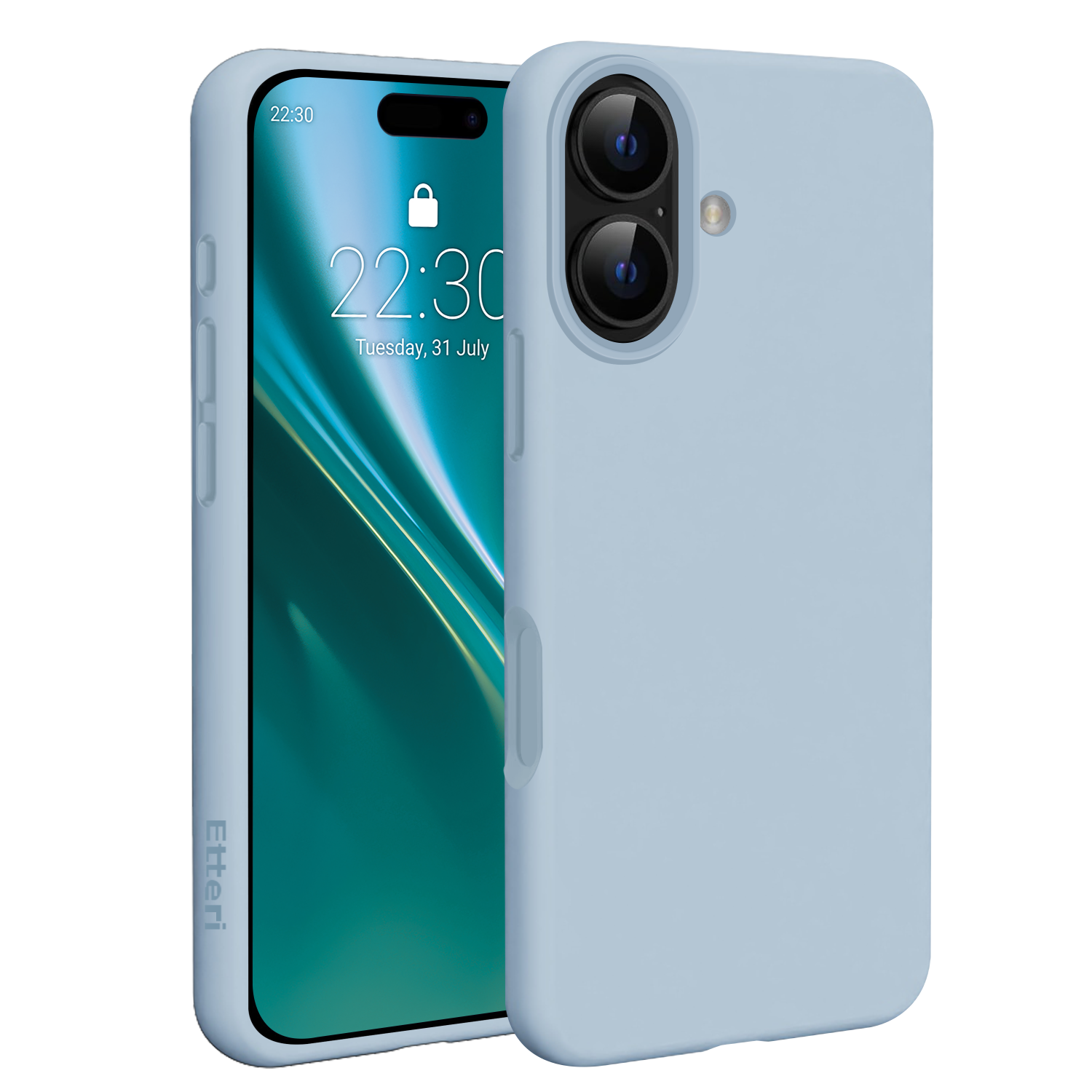 iPhone 17 - Etteri Silicone Mag Cover - Light Blue