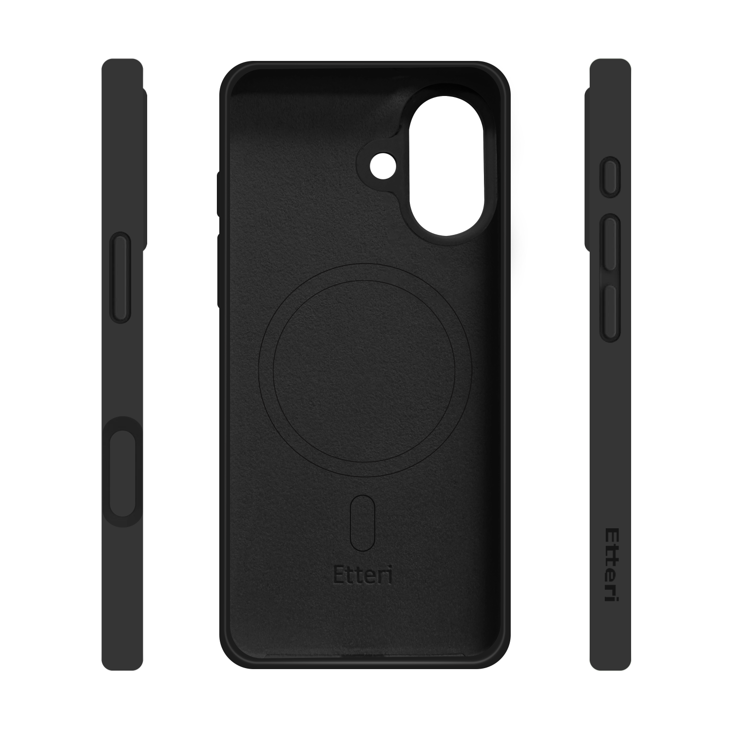 iPhone 17 - Etteri Silicone Mag Cover - Black - Billede 2