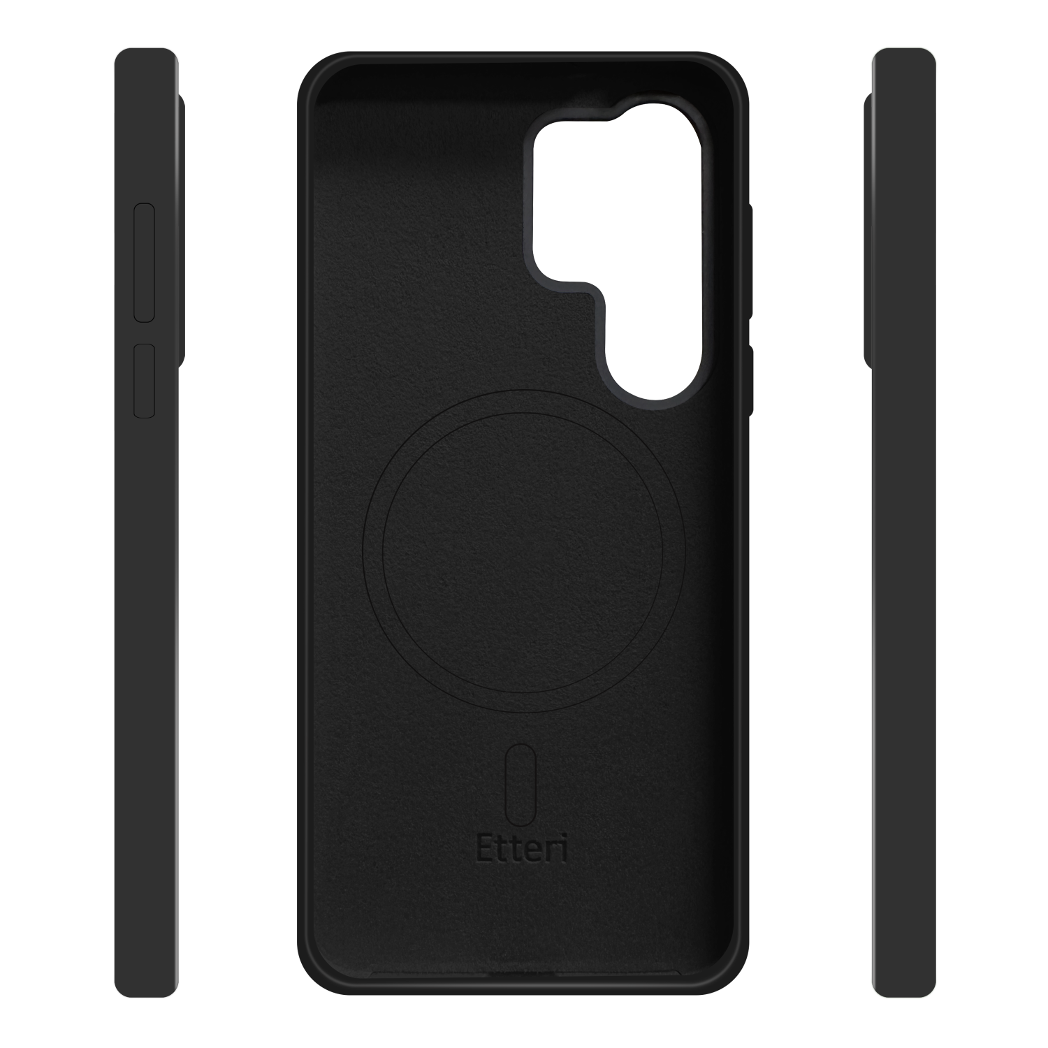 Samsung Galaxy S25 Ultra - Etteri Silicone Mag Cover - Black - Billede 2