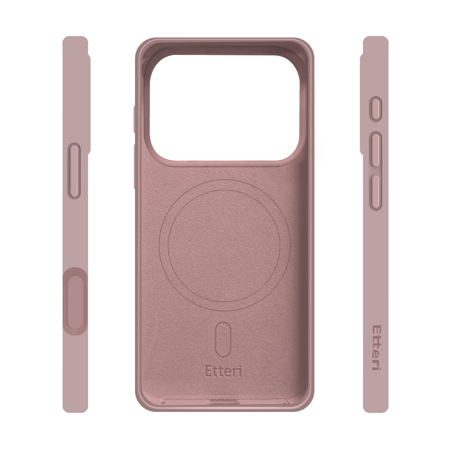 iPhone 17 Pro - Etteri Silicone Mag Cover - Light Pink - Billede 2