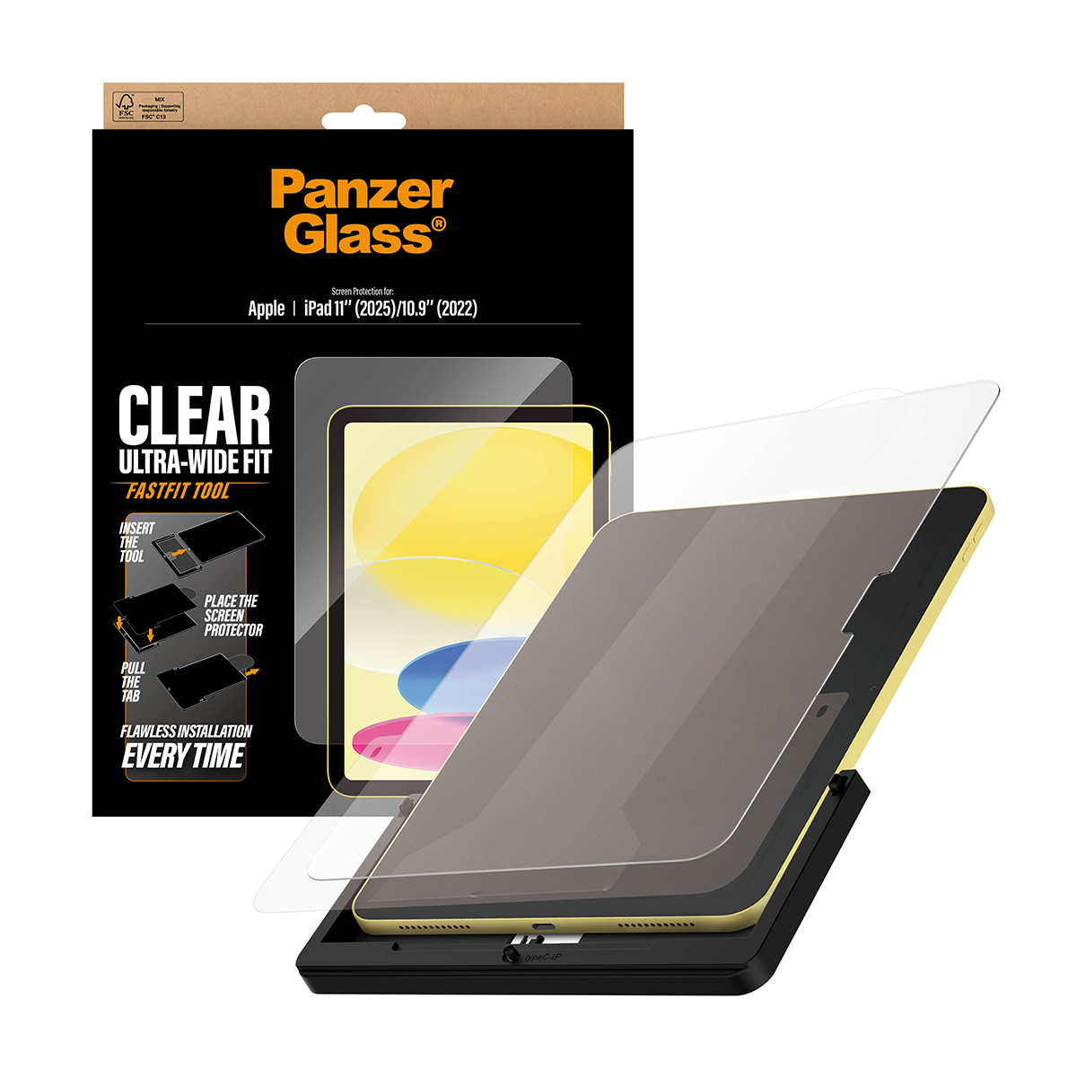 iPad 10 (2022) 10.9'' / 11 (2025) 11'' - PanzerGlass (Case Friendly) - Billede 5