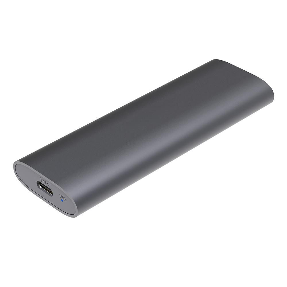 Maiwo K1689 USB3.2 Type-C Eksternt Kabinet til M.2 PCIe NVMe/SATA SSDs - Skrueløst Design - Billede 2