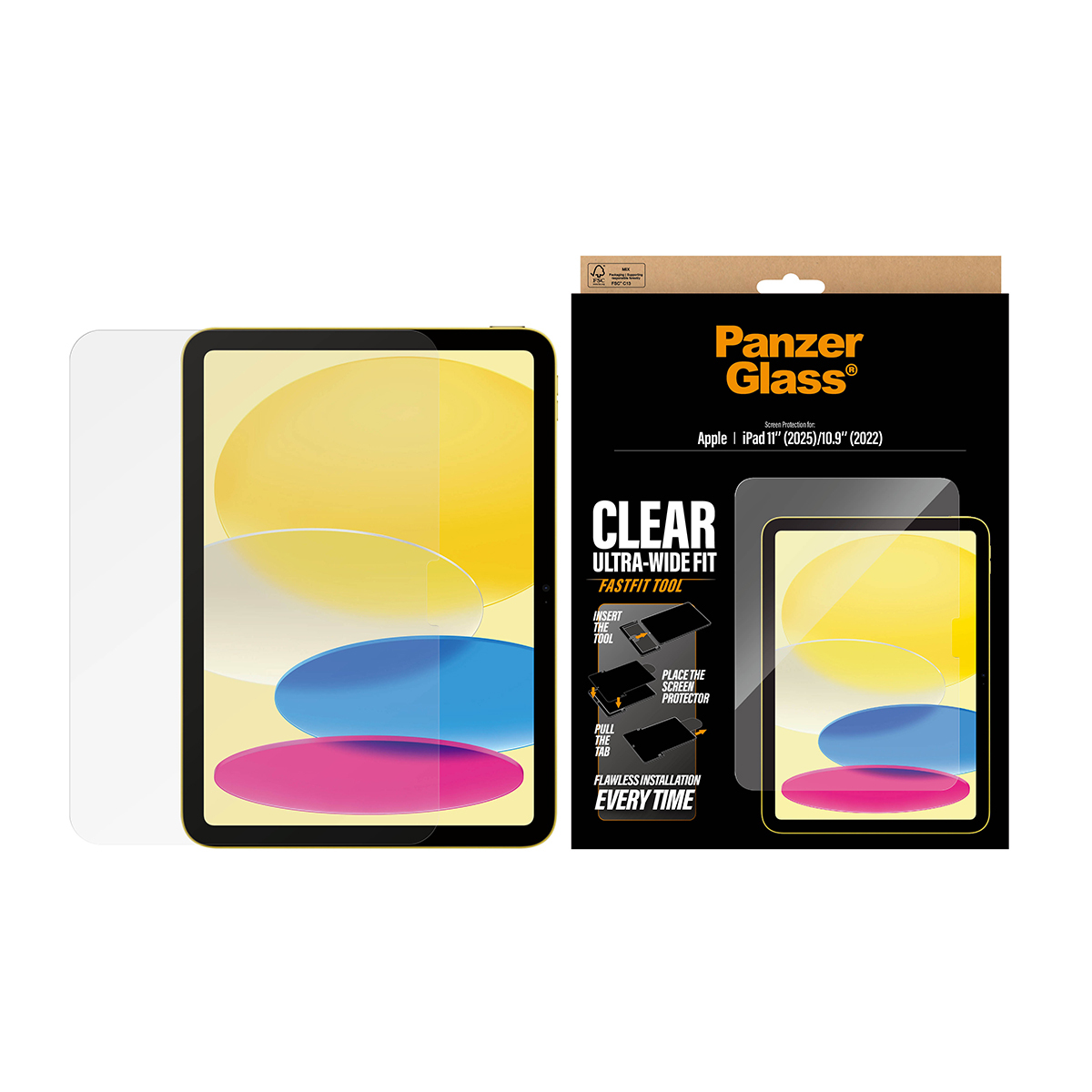 iPad 10 (2022) 10.9'' / 11 (2025) 11'' - PanzerGlass (Case Friendly) - Billede 2