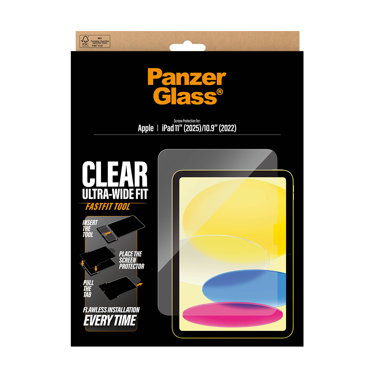iPad 10 (2022) 10.9'' / 11 (2025) 11'' - PanzerGlass (Case Friendly) - Billede 3