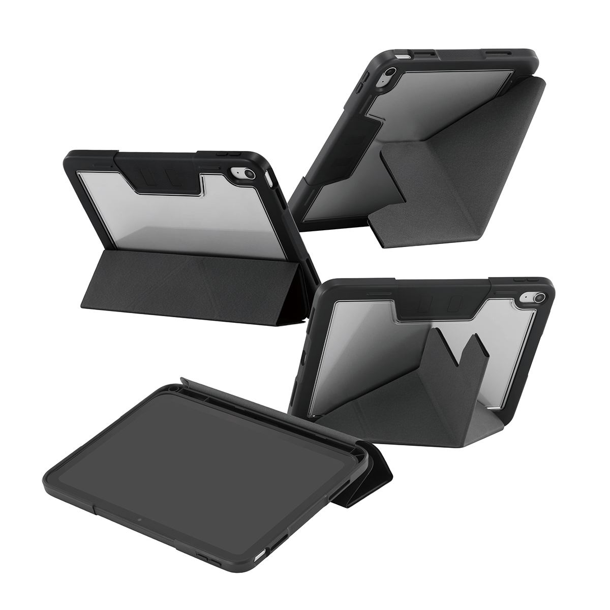 iPad 10 (2022) 10.9'' / 11 (2025) 11'' - CARE by PanzerGlass Essential Cover - Black - Billede 4