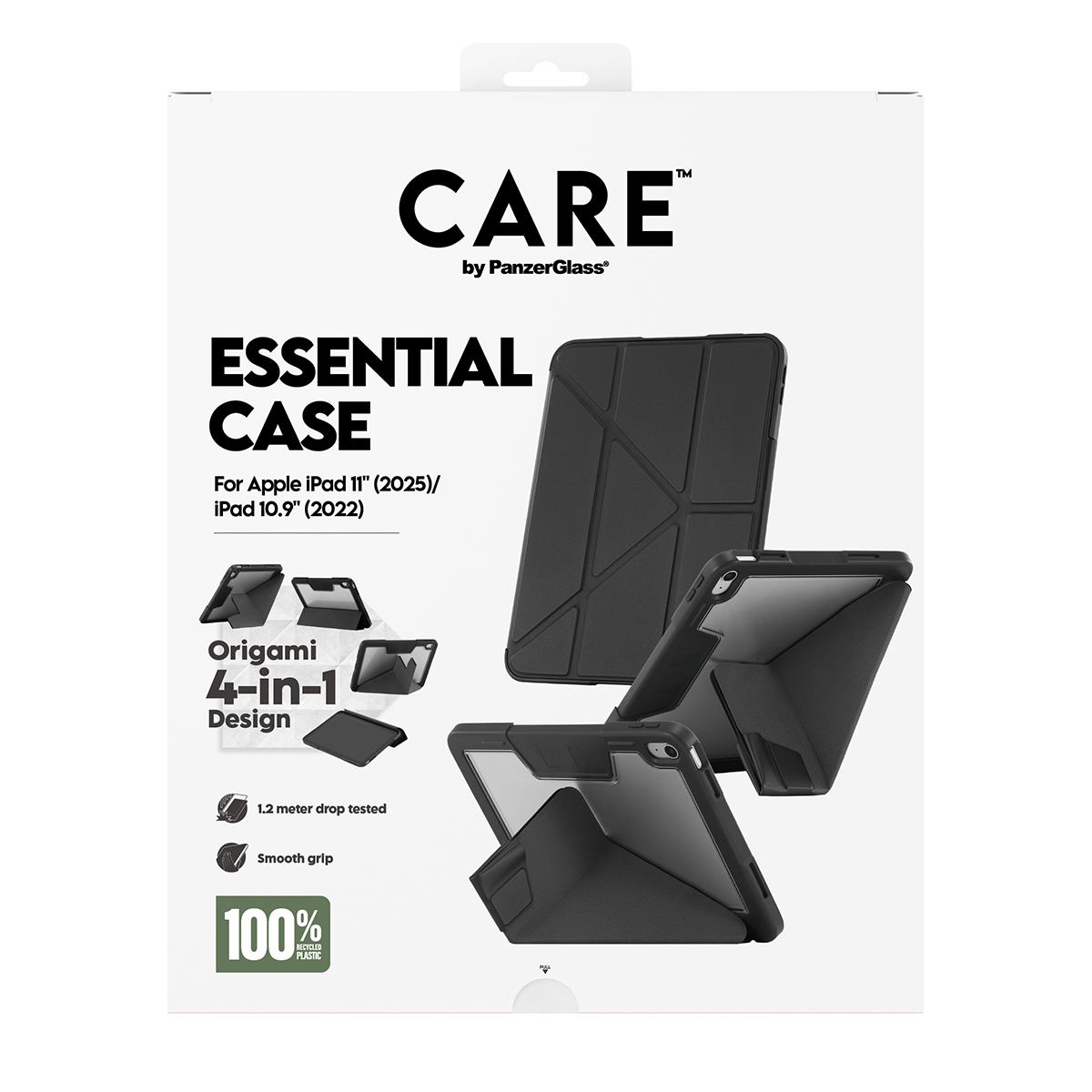iPad 10 (2022) 10.9'' / 11 (2025) 11'' - CARE by PanzerGlass Essential Cover - Black - Billede 3