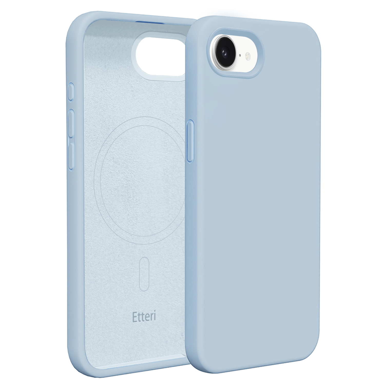 iPhone 16e / 17e - Etteri Silicone Mag Cover - Light Blue