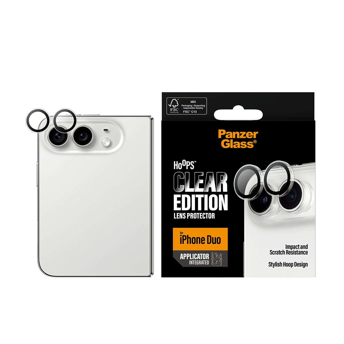iPhone Duo - PanzerGlass Hoops Kamerabeskyttelse - Billede 3