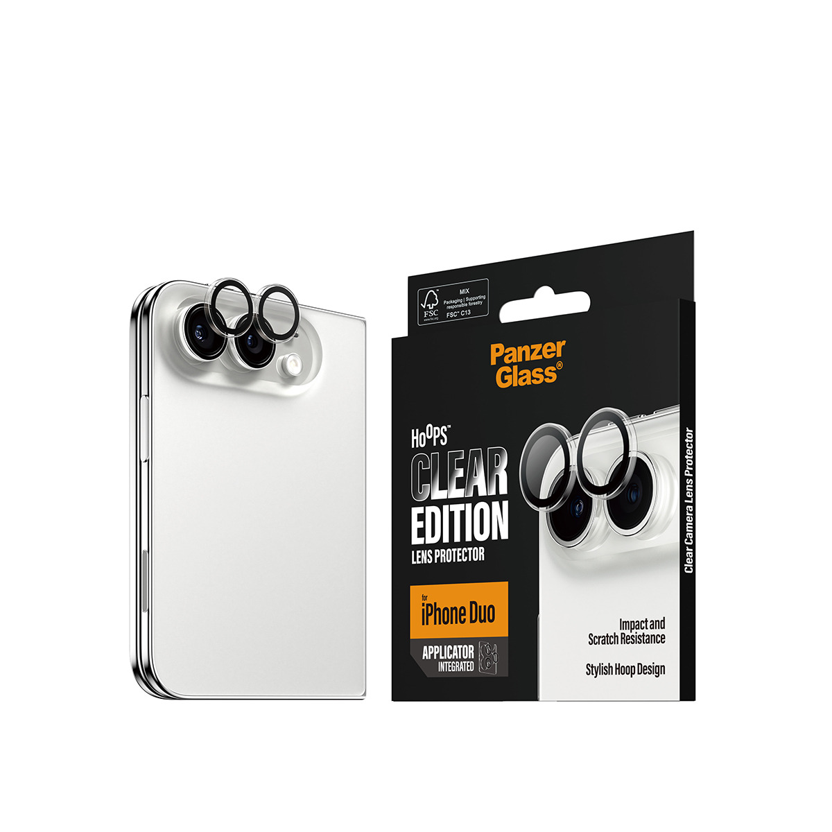 iPhone Duo - PanzerGlass Hoops Kamerabeskyttelse - Billede 7