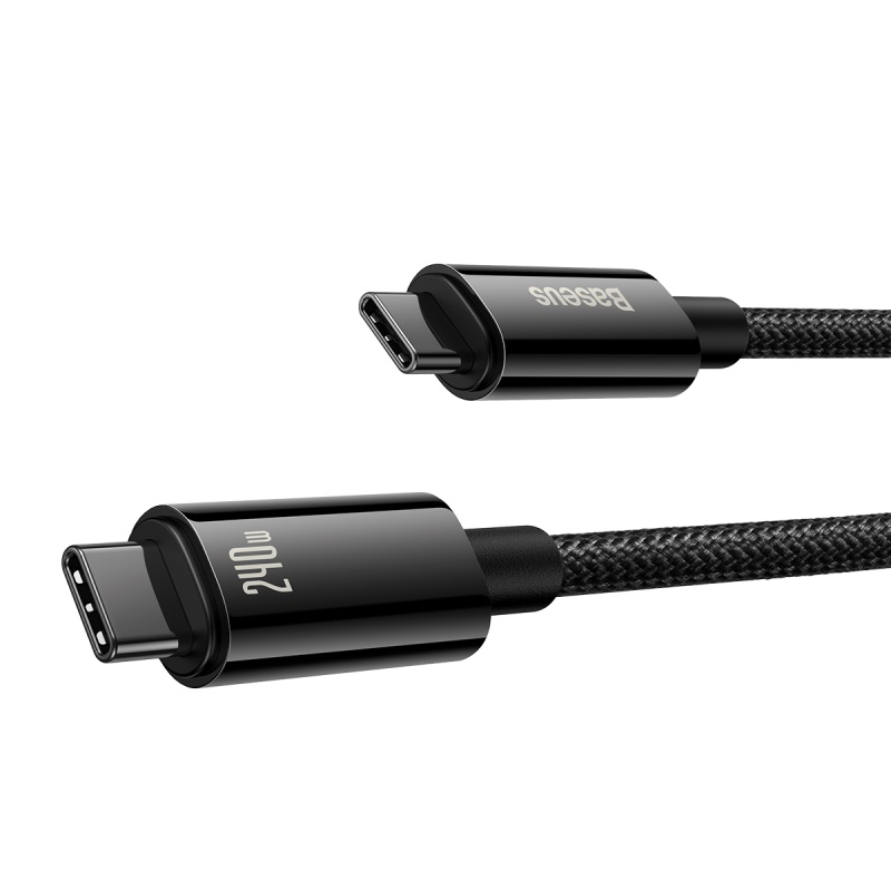 Baseus Tungsten USB-C Ladekabel - 240W PD - 3M - Billede 2